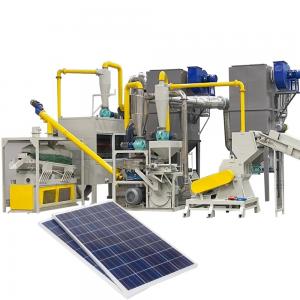 cost Efficiency Solar Panel Cell Sheet Recycling Plant for Used Photovoltaic Panels