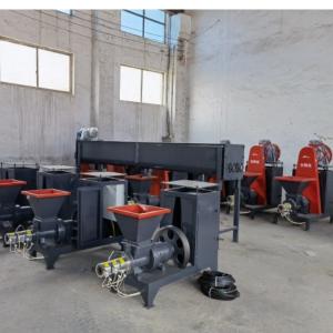 Industrial Boilers Biomass Pressing Machine 18.5kw Bio Briquettes Manufacturing Machine