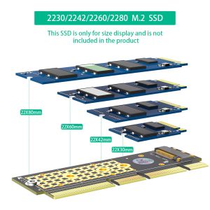 China Windows7 PCI E Adapter NGFF KEY M To PCIE 16X Adapter wholesale