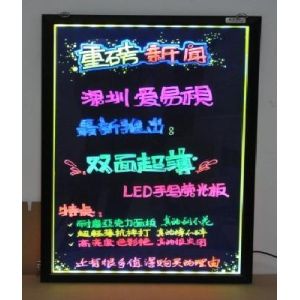 China 7.2W 220V a todo color 50Hz accionó el vidrio llevado fluorescente del tablero de escritura para hacer publicidad supplier