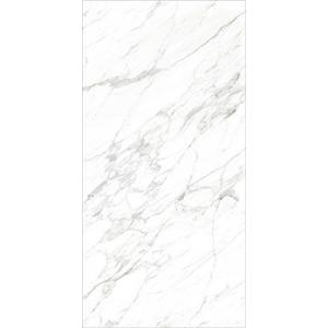Full Body Floor White Marble Tiles Italian Carrara Striation Marble Look  Finish Porcelain Tile1600*3200mm