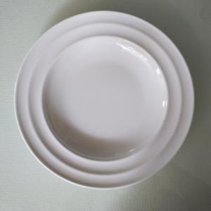 Customized Logo Acceptable Melamine Soup Plate All Season