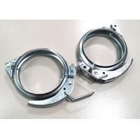 China 150mm Galvanized Steel Ducts Lever Hose Clamp Locking Ring Clamps High Strength on sale