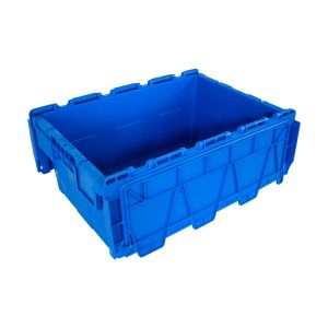 Returnable Solid Style Container PP/PE Large Plastic Moving Crate for Customized Logo