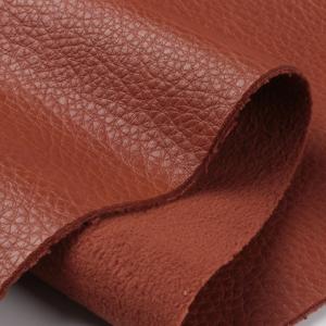 China Lychee Suede Handbag PU Leather Faux Wear Resistant 1.7mm Thickness supplier