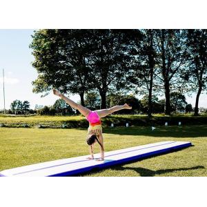 China Airtight Safety Protection Inflatable Air Track Gymnastics Floor Jumping Mat Purple supplier