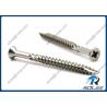 China Stainless Double Countersunk Head Pozi Drive Knurled Shank Decking Screw wholesale