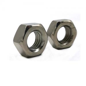 China Long Life 4 / 8 Gread Carbon Steel Hex Screw Nut Customized Chrome Plated supplier