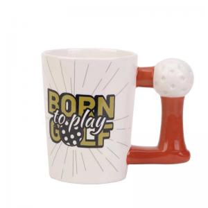 Coffee Mug Golf Ball Custom Ball Shape Ceramic Drinkware any Volume ceramic coffee Mugs