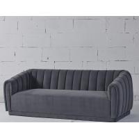 China Event Lounge Furniture Living Room Sofa Set With Velvet on sale