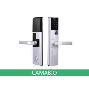 China CAMA-C010 Keyless Biometric Door Lock 3.3V Voltage With Deadbolt Lock Latches supplier