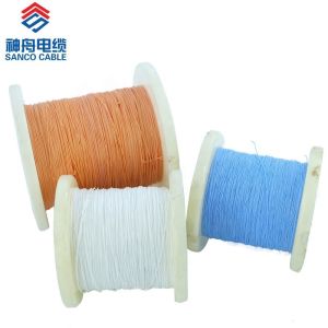 China 600V Rated PTFE Insulated High-Voltage Lead Wire with Copper Conductor and Stranded Design wholesale