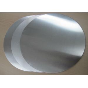 China Non Stick Fry Pan 1000 Series Aluminum Round Disc Silver Corrosion Resistance supplier