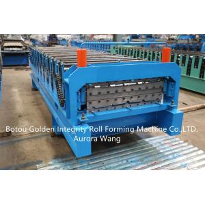 Double layer trapezoidal roof tile building material roll forming machine manufacturer