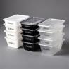 Customized ODM/OEM Plastic Box Takeaway Lunch Bento Box Plastic Microwave Disposable Plastic Food Storage Containers with Lids
