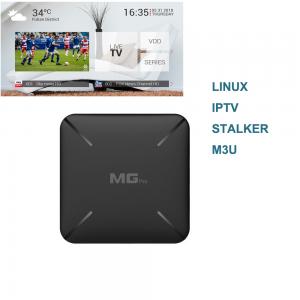 China Mag Pro Linux IPTV Set Top Box DLNA H.265 Decoder OTT Linux Smart Box supplier