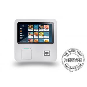 15.6 Inch Wall Mount Automatic Ordering Bill Touch Screen Payment Terminal Machine