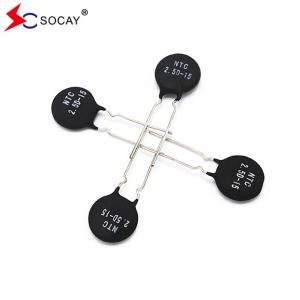 China SOCAY High Accuracy Temperature Sensor NTC Thermistor MF72-SCN2.5D-15 2.5ohm 15mm supplier