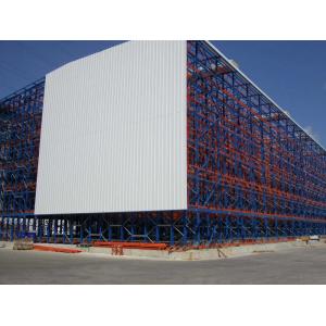 Self Support ASRS Building Pallet Racking Clad Warehouse System