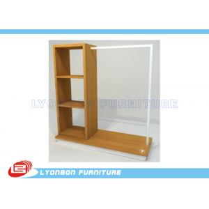 China ISO Multi Functional Clothing Display Racks For Store , MDF Display Shelving supplier