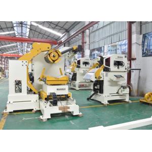 Heavy Duty Sheet Metal Coil Feeder Decoiler Straightener Machine With Uncoiler