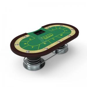 Custom Casino Poker Table Runway Stainless Cup Texas Hold'em Table