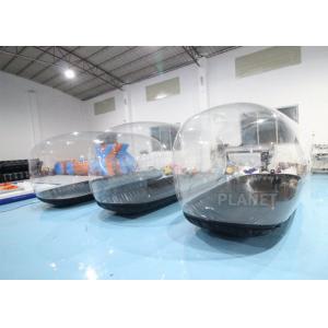 China 0.4mm PVC Clear Vinyl Inflatable Car Capsule For Garage supplier