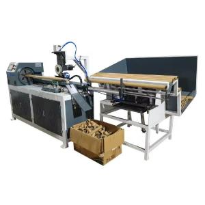 China Automatic Paper Core Cutting Machine Controlled  By Servo Motor,PLC And Touch Screen wholesale