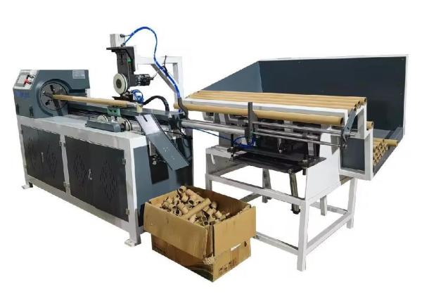 Automatic Paper Core Cutting Machine Controlled  By Servo Motor,PLC And Touch Screen