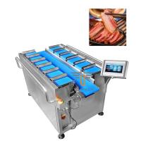 China Meat Belt 12 Head Linear Combination Weigher For Cured Meat Packaging Machine on sale