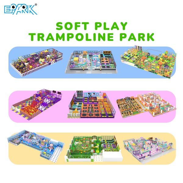 China Indoor Playground Equipment Children Games Amusement Park With Trampoline wholesale