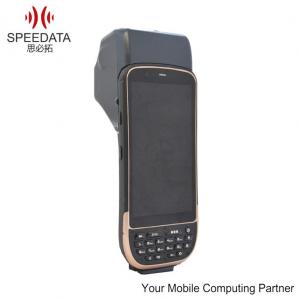 China Bluetooth Industrial PDA Android Barcode Scanner 5.0 Inch With Printer supplier