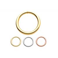China 14k Gold Piercing Ring 1/4inches 5/16inches 3/18inches For Nose Lip Ear on sale