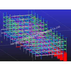 Hot Galvanized Steel Metal Building Structures , Shed Aircraft Hangar Buildings For Airplanes / Air Terminals