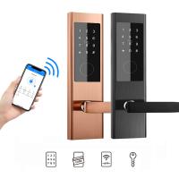 China Password 8X AAA 300mm Apartment Smart Door Lock Electronic on sale