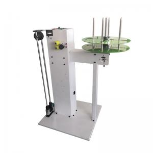 China Electric Wire Pay Off Machine with 350mm Tray Diameter and Positive/Negative Feeding supplier