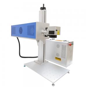 China 3D Dynamic RF CO2 Laser Marking Machine 150 W Lockable Cabinet For Shoes supplier