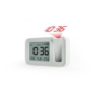 China LCD Display Dimmable Indoor Outdoor Thermometer Clock USB Battery Powered on sale