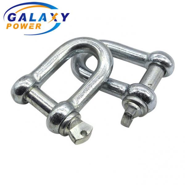 High Strength Heavy Duty Shackles , Safety Bolt 1T-30T Rated Load Lifting D