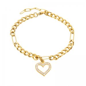High End 18K Gold Plated Stainless Steel Bracelet for Women