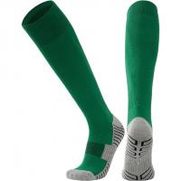 China Custom Logo Compression Knee High Soccer Socks for Regular Style Non-Slip Football on sale
