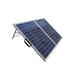 China Blue Fold Out Solar Panels , Folding Portable Solar Panels For Camping supplier