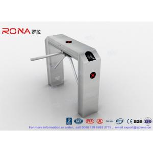 China Semi Automatic Tripod Turnstile Gate Security Access Control 304 Stainless Steel Housing supplier