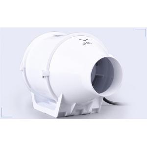 Detachable Diagonal Flow Inline Duct Booster Fan Blower ABS Engineering Plastic High Low Speed