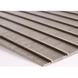 Monel Hastelloy 100 Micron Wedge Wire Screens Flat Sieve Panel For Sand Filtering