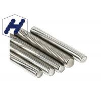 China Plain Finish M12 Stainless Steel Threaded Rod 3m ISO Metric Thread on sale
