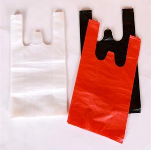 China Side Gusset Bottom Sealed Disposable Polythene Plastic Shopping Bags for Supermarket supplier