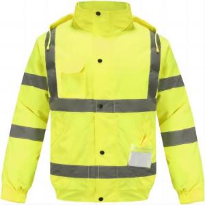 China S - XL Safety Reflective Jacket ANSI High Visibility Jacket Waterproof For MEN supplier