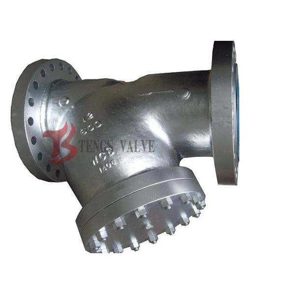China Tipo aço carbono de WCB Y do filtro, filtro líquido do filtro da tubulação Y de A216 600LB supplier