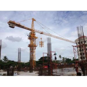 China QTZ125 ( 6015 ) Construction Tower Crane 60m Boom Length and Split Mast Section supplier